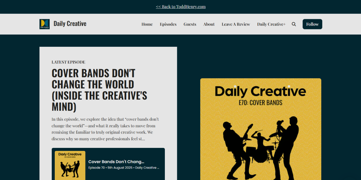 The Accidental Creative - Podcast