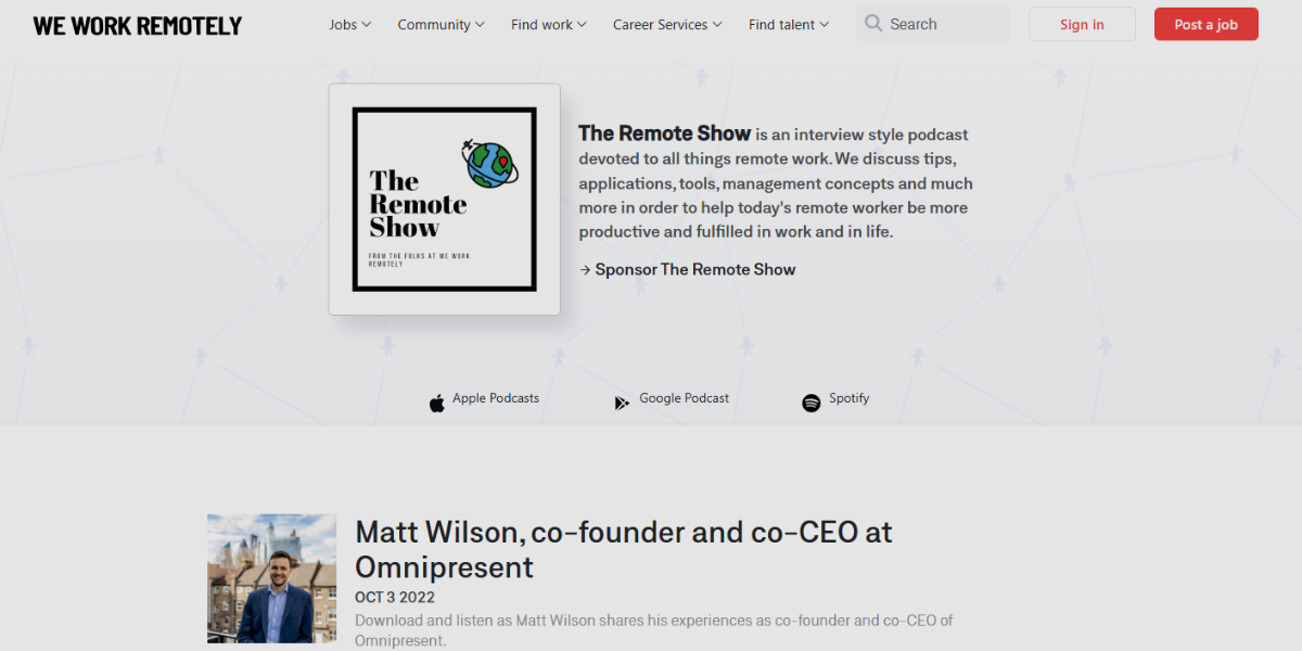 The Remote Show - Podcast
