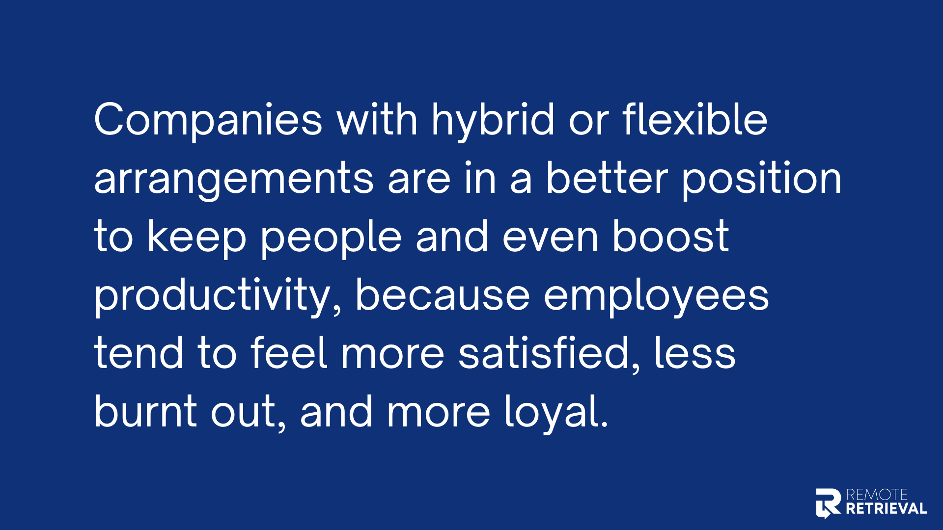 companies with hybrid arrangements