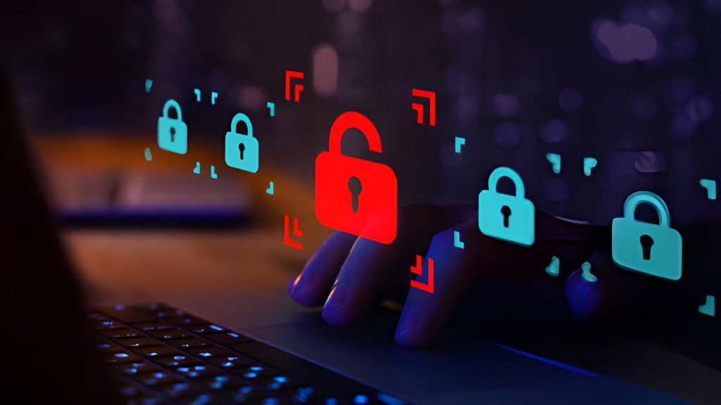 Data Breaches Illustration representing a data breach incident