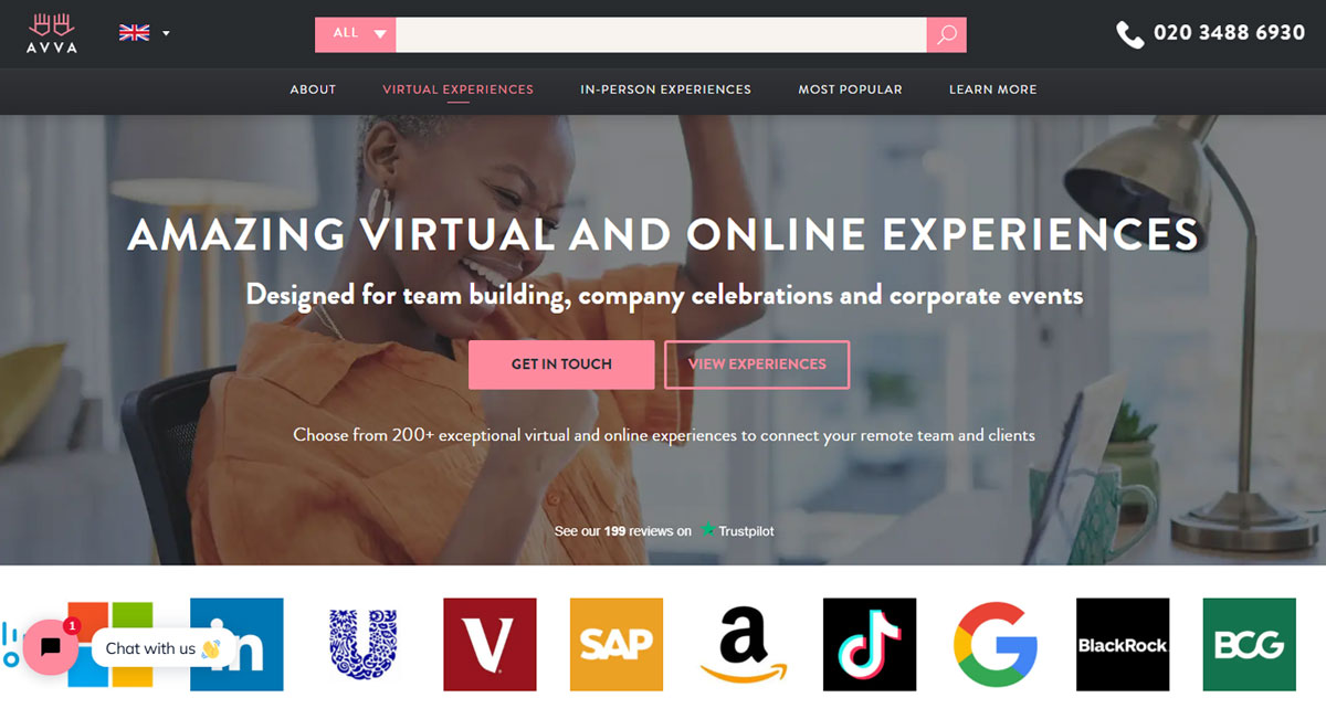 Avva experience UI