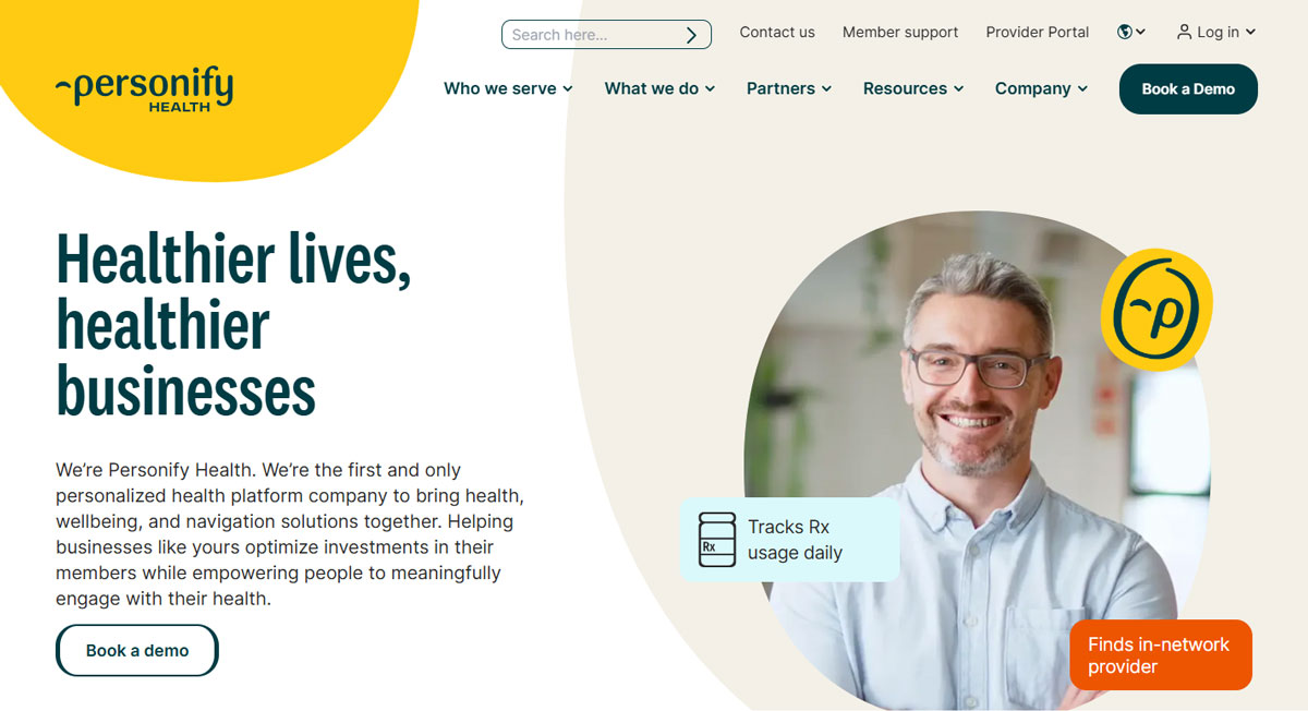 Personify Health page