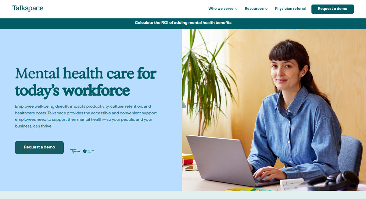 Talkspace interface