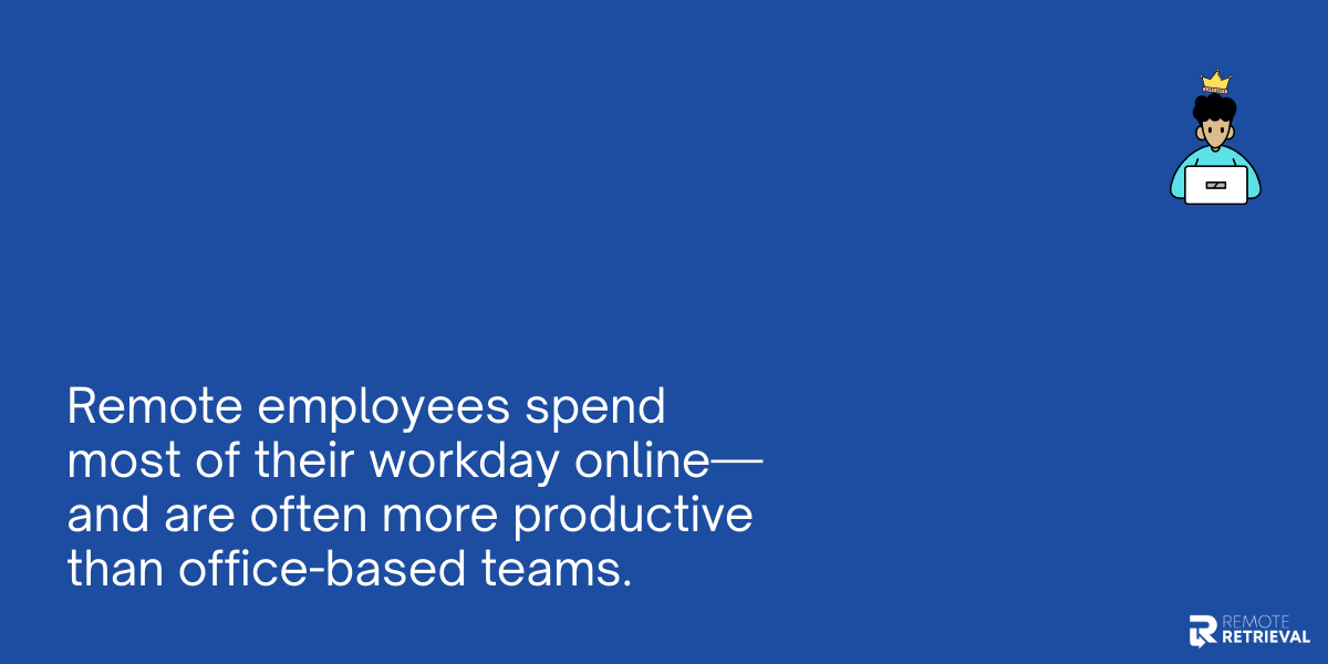 Remote Workers Spend More Time Offline Than Online